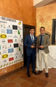 Damián Castaño, premio en Béjar