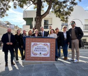 Se inaugura la Plazuela Gregorio Cruz Vélez en El Puerto