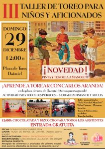 III Taller de toreo para niños y aficionados en Daimiel