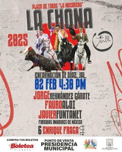 La Chona programa una corrida de rejones