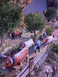 Diego García, voluntario en el belén de Sanse