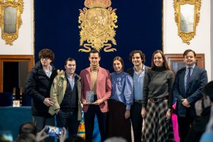 David Galván, en el Club Taurino Universitario de Granada
