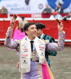 Manuel Libardo, primer triunfador en Manizales