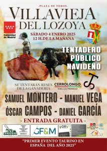 Primer festejo taurino del año en España