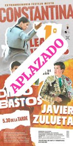 Aplazado al día 9 el festejo mixto de Constantina