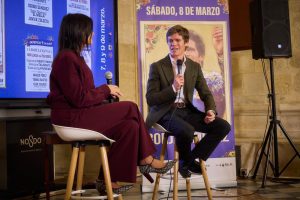 Borja Jiménez promociona la Feria de Olivenza en Sevilla