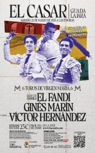 Terna de categoría para el 22 de marzo en El Casar