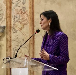 Acto promocional de la Feria de Olivenza con Emilio de Justo