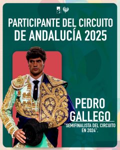 Pedro Gallego, séptimo participante del Circuito de Andalucía