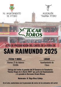 Fitero presentará el 21 de febrero la corrida de su Feria
