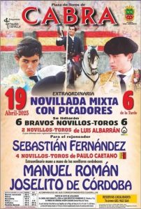 Novillada con picadores mixta en Cabra