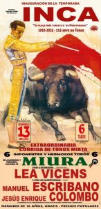 Corrida de Miura en Inca el Domingo de Ramos