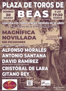 Novillada sin picadores en Beas