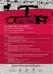 Tercera edición del Curso 'Tauromaquia y Cultura'