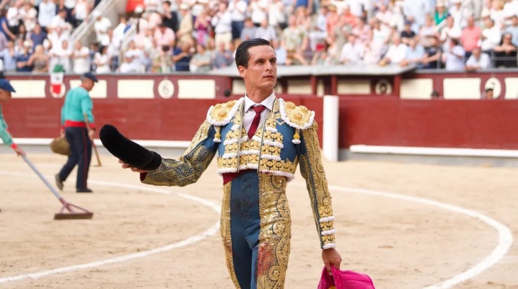 David Galván, con 'Victorinos' en La Línea