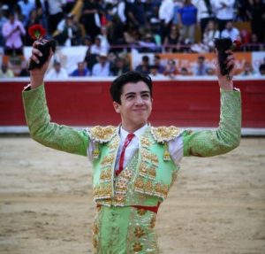 Marco Pérez en Aracena el 6 de abril
