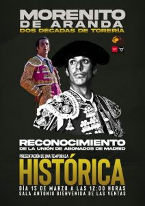 Morenito de Aranda, reconocido por la afición de Madrid