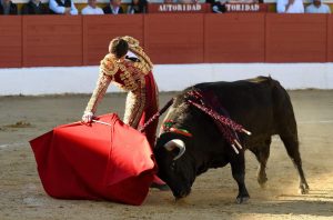 Sergio Rodríguez corta el único trofeo en San Agustín del Guadalix