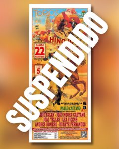 Suspendido el festejo de rejones de Hinojos