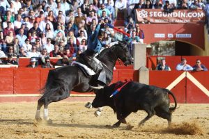 Gran tarde de toreo a caballo en Sanlúcar de Barrameda