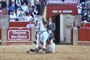 Grande tarde de toreo a caballo en Sanlúcar de Barrameda
