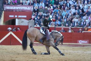 Gran tarde de toreo a caballo en Sanlúcar de Barrameda