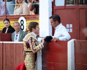 Puerta grande de Borja Jiménez y Ginés Marín en Mérida