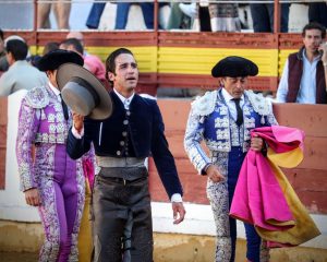 Puerta grande de Borja Jiménez y Ginés Marín en Mérida