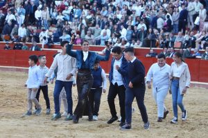 Gran tarde de toreo a caballo en Sanlúcar de Barrameda