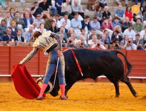Un esforzado Román marida con los toros de Jerez