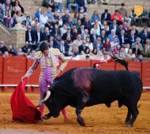 Toreo de gran dimensión de David Galván en su regreso a Sevilla