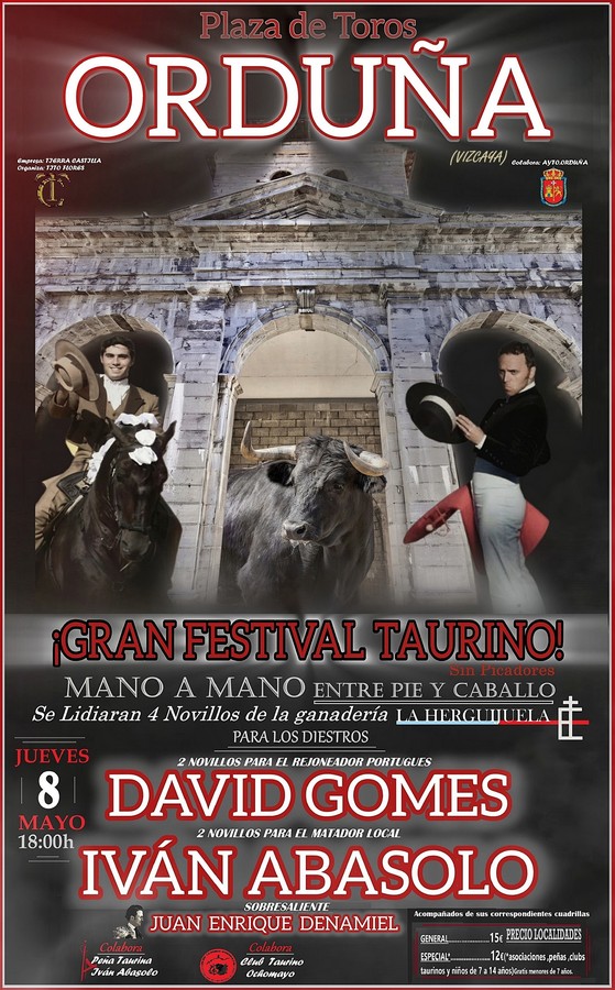 Orduña celebrará un festival taurino el 8 de mayo