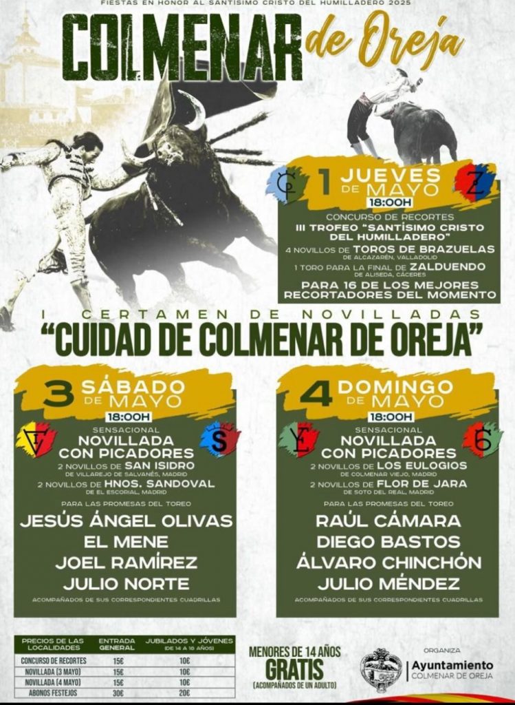 I Certamen de Novilladas 'Ciudad de Colmenar de Oreja'