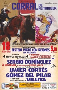 Festejo mixto sin picadores en Corral de Almaguer