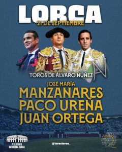 Cartel de lujo para el 21 de septiembre en Lorca