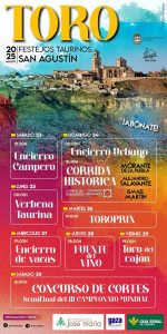 Cartel de relumbrón para las Fiestas de San Agustín en Toro