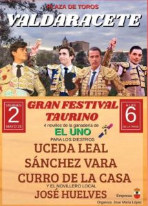 Festival taurino en la localidad de Valdaracete