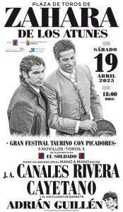 Zahara de los Atunes celebrará un festival taurino el 19 de abril
