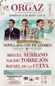 Tres novilleros y una ganadería de encaste Murube en Orgaz