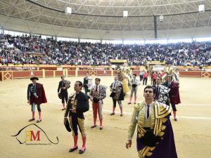 Los tres toreros a hombros en Moralzarzal