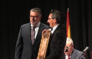 Pregón de 'Cárdeno y Oro' en Palos de la Frontera