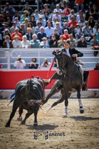 Triunfo de los tres rejoneadores en Arles