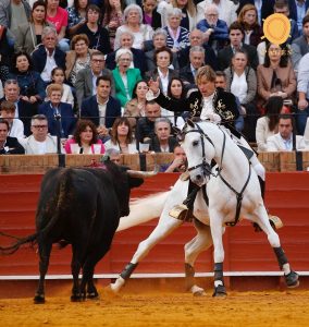 Diego Ventura y Guillermo Hermoso, oreja en Sevilla