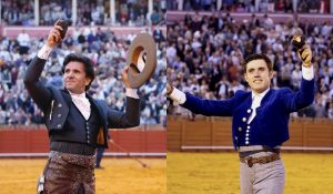 Diego Ventura y Guillermo Hermoso, oreja en Sevilla