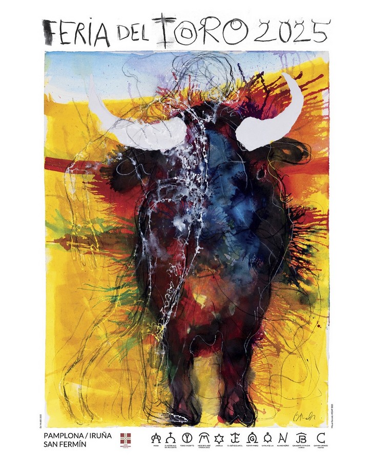 Se presenta el cartel ilustrador de la Feria del Toro de Pamplona