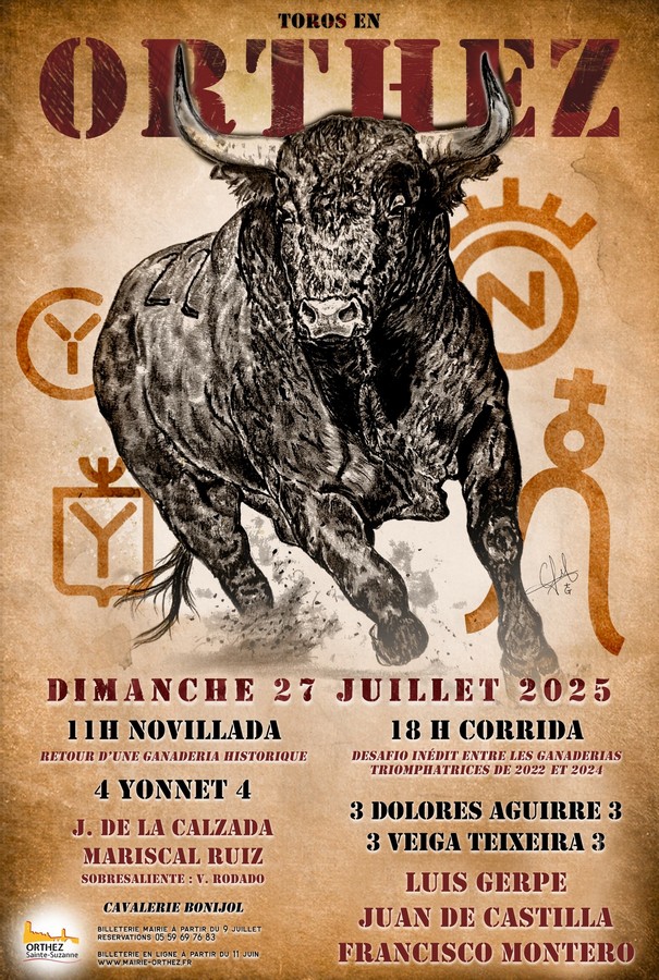 Orthez ya tiene carteles para su tradicional jornada taurina