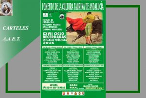 Carteles para el Ciclo de Becerradas de la A.A.E.T. 'Pedro Romero'