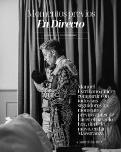 En directo con Manuel Escribano antes de actuar en la Maestranza