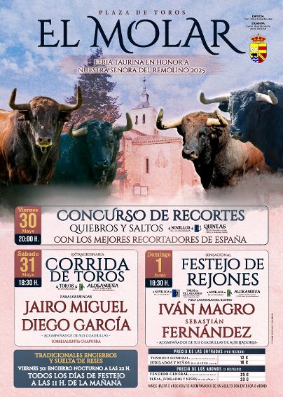 Feria Taurina de El Molar 2025