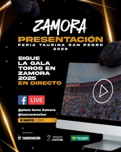 Sigue en directo la presentación de la feria taurina de Zamora